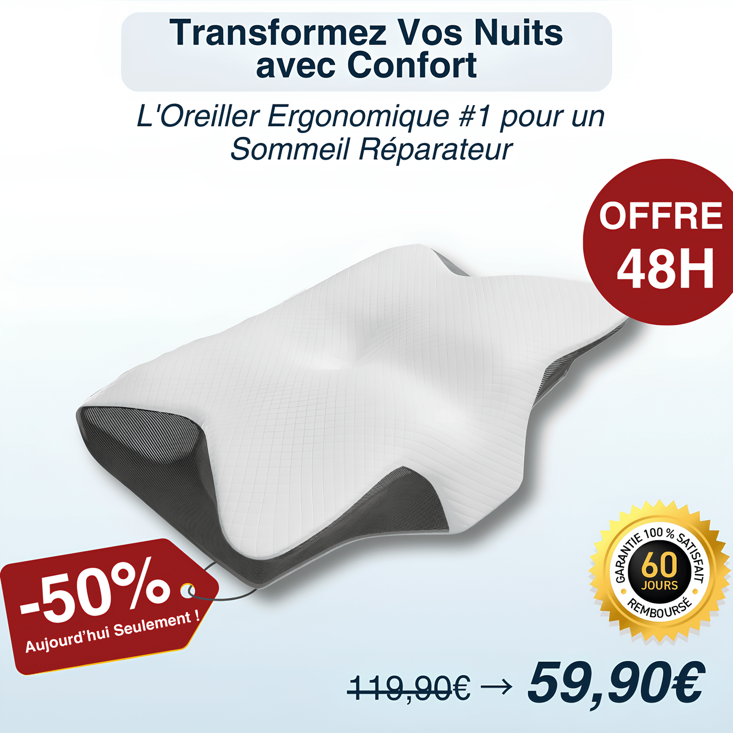 Oreiller Cervical ErgoRelax™
