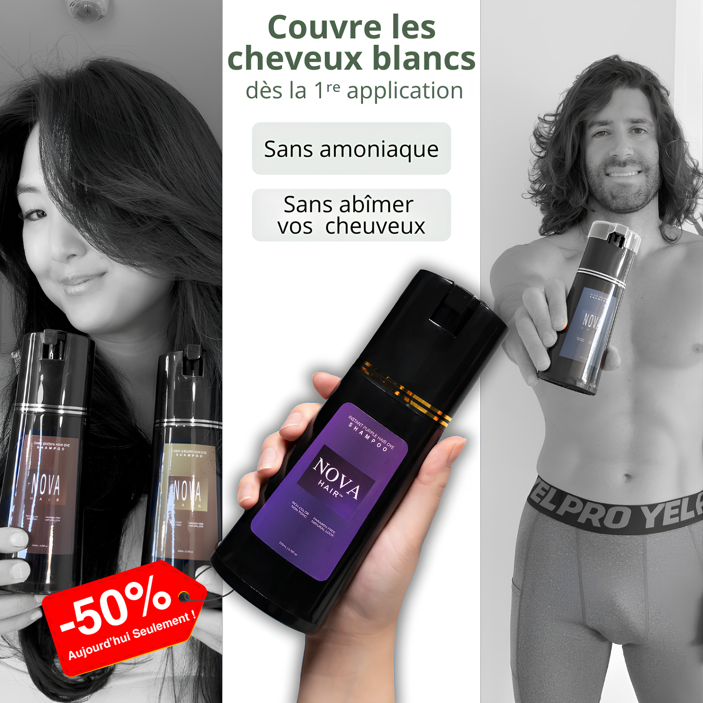 Shampooing colorant instantané NovaHair