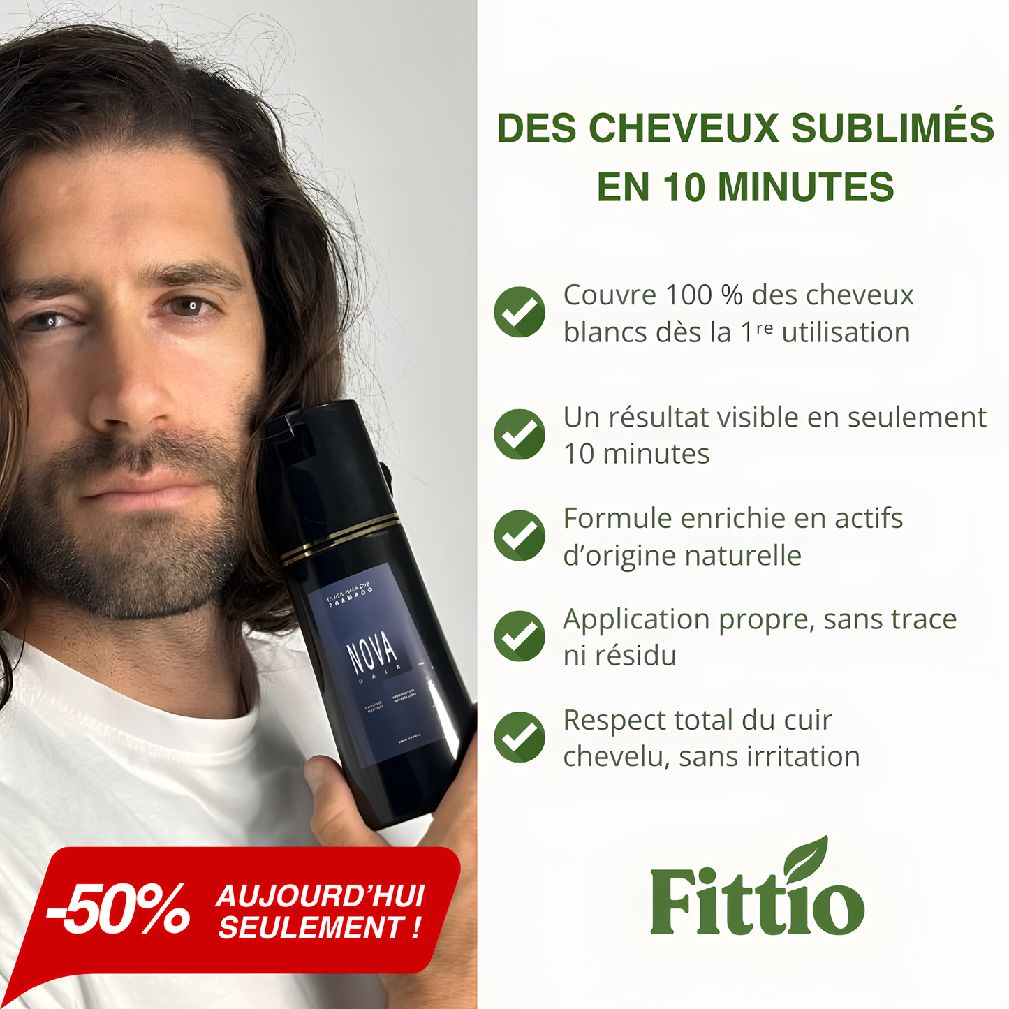 Shampooing colorant instantané NovaHair