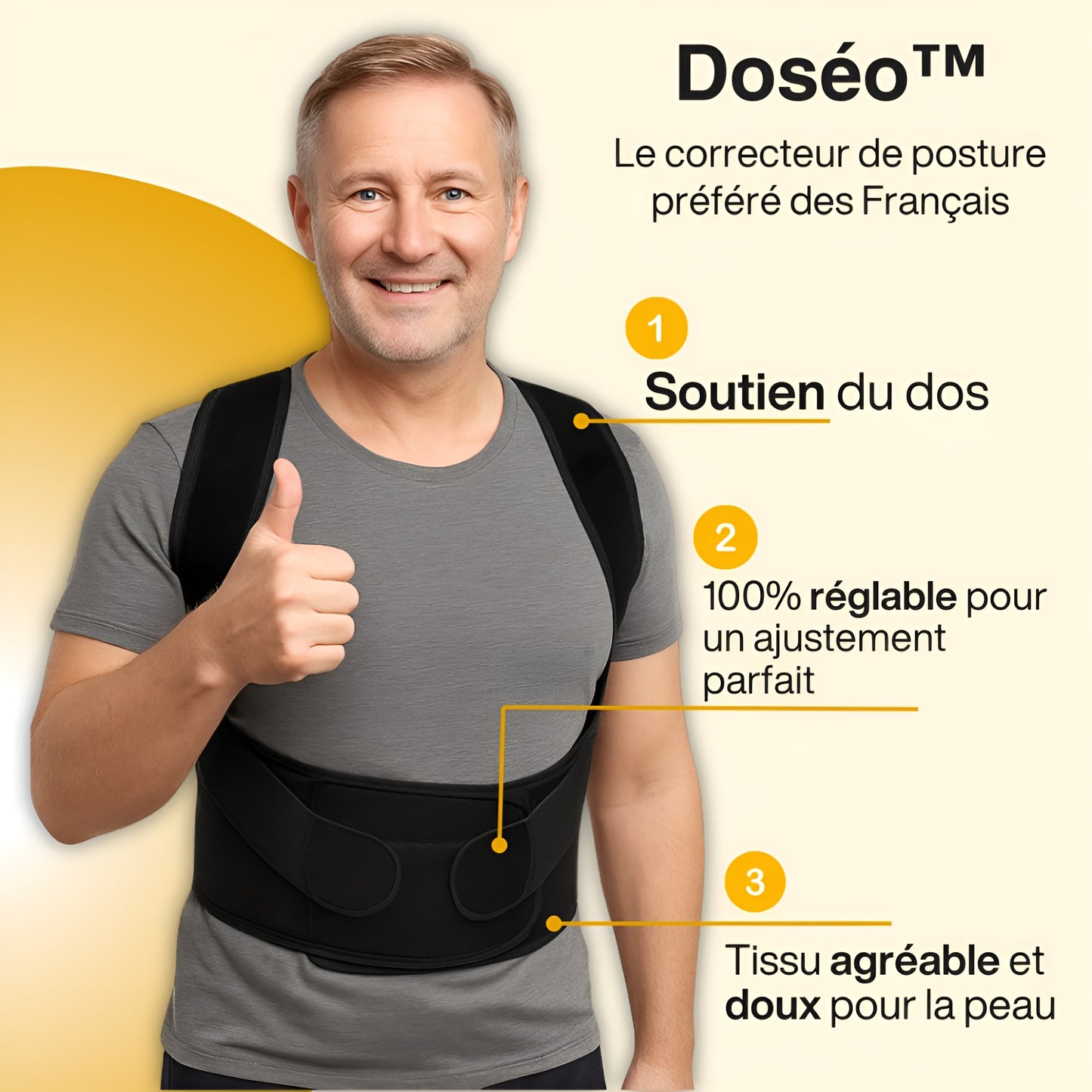 Doséo™ – Redressez votre posture, soulagez vos douleurs