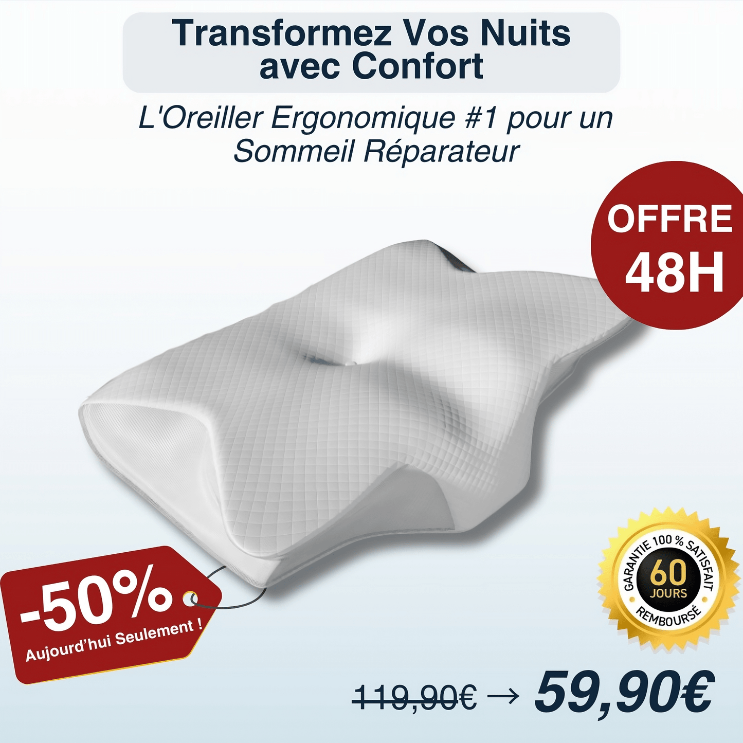 Oreiller Cervical ErgoRelax™