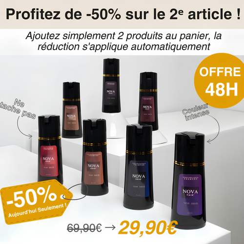 Shampooing colorant instantané NovaHair